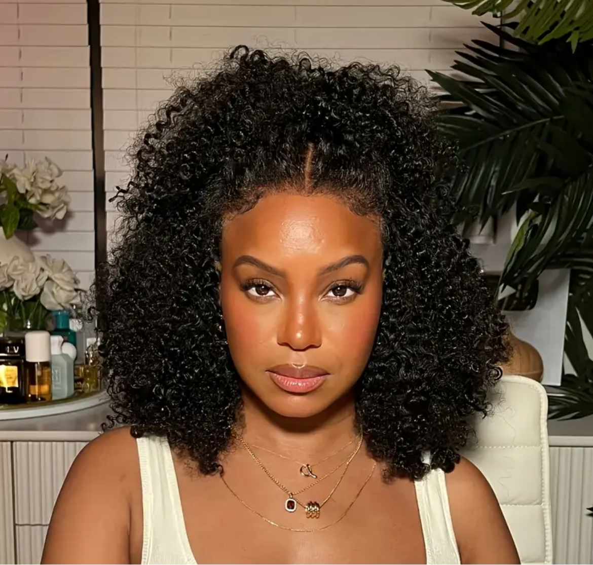 Peruca cachos 3c4a brasileira encaracolado