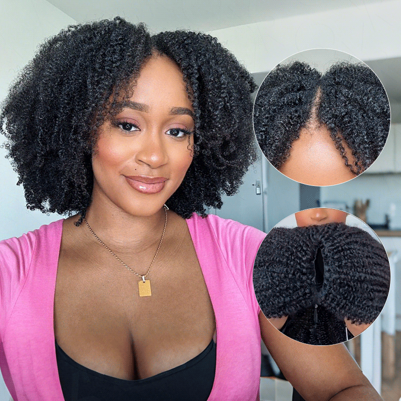 Peruca afro encaracolado 4c4c
