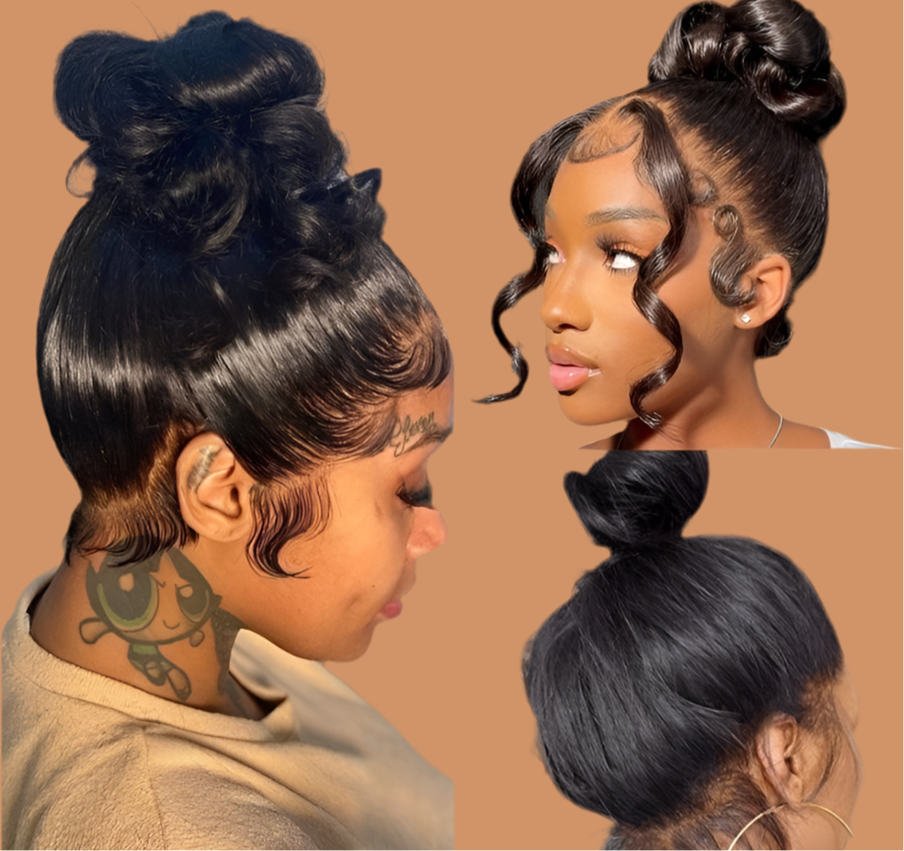 Peruca com ondas 360•